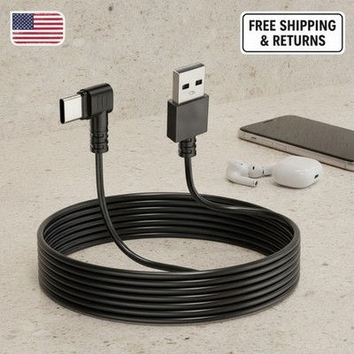 Versatile 11.5FT USB C Dash Cam Power Cable - Compatible with Top Brands