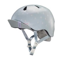 New Bern Nina Youth Girls Satin Seaglass Polka Dot S/M  51.5-54.5cm Bike Helmet