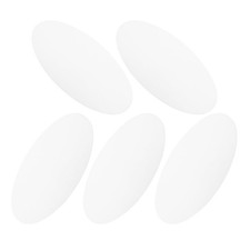 5pcs Round Acrylic Lampshade Diffuser, 3.7 Inch, 1mm Thick, White