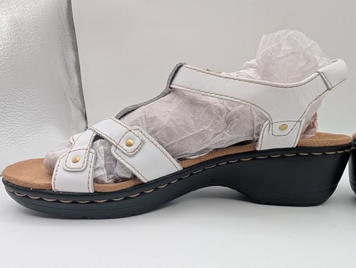 Clarks Collection Sandale, Damen weiß Hayla Flute, Größe 7M neu - Bild 6 von 10