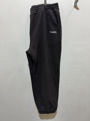 Comfrt Black Fleece Sweatpants 3XL Relaxed Fit Elastic Waist Pockets Winter