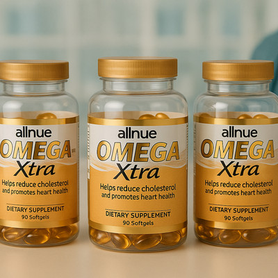 Natural Omega Xtra 270softgels reduce cholesterol heart health dietary supplemen