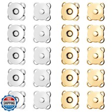 10 Sets Plum Magnetic Snaps Buttons for Sewing 15mm Purse Snap Magnetic Snaps