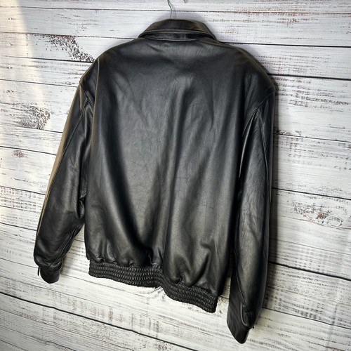 Vintage Jeff Hamilton JH Design Leather NASCAR Racing Jacket USA Made Mens Large - 第 12/13 張圖片