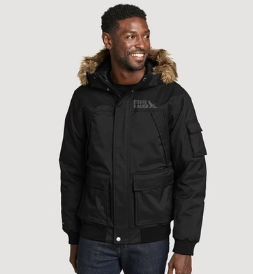 Eddie Bauer Men's Superior Down Waterproof Bomber Jacket Size