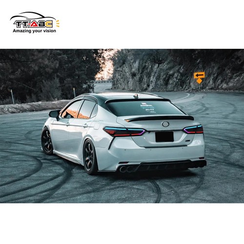 LED RGB Tail Lights For Toyota Camry 2018-2024 Rear Lamps Sequential Turn Signal - Picture 23 of 23