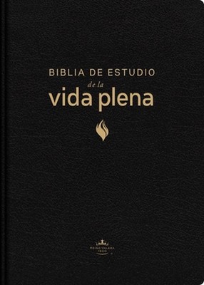 Rvr60, Biblia de Estudio de la Vida Plena, Edicin Clsica, Piel Fabricada, Negro,