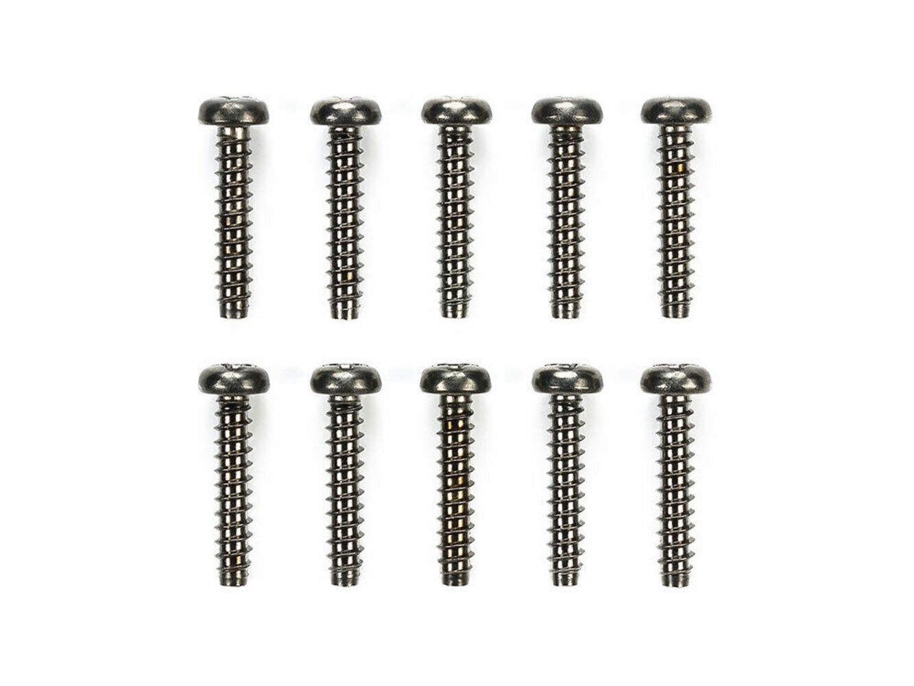 Tamiya 50583 3x15mm Tapping Screw (10 Pcs.), (M05/M06/TT01/TT02), NIP