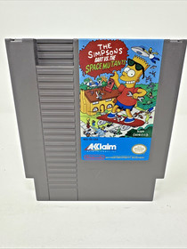 The Simpsons Bart vs the Space Mutants Nintendo NES 1991 CIB Complete Show Piece