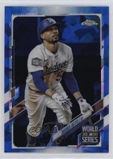 2021 Topps Chrome Sapphire Edition World Series Highlights Mookie Betts #15 3a1