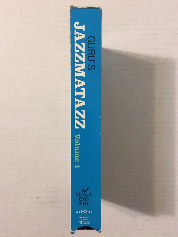 Vtg 1993 Guru Jazzmatazz Vol 1 VHS Videocassette Music Video Chrysalis Records - Image 4 of 4