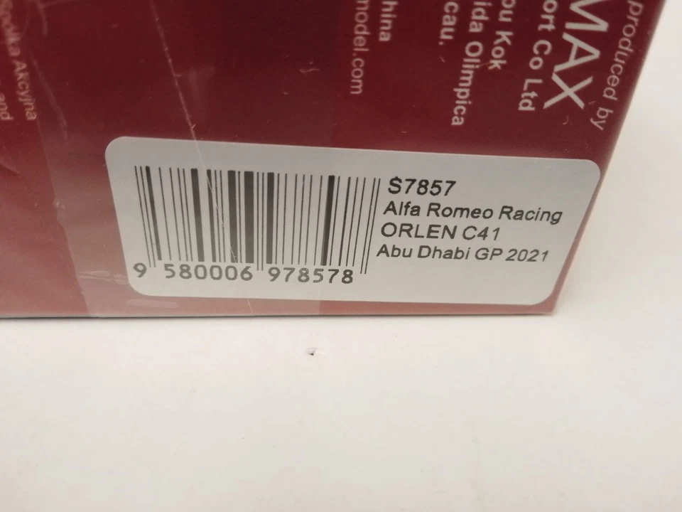 Spark Alfa Romeo Orlen C41 #99 Antonio Giovinazzi Abu Dhabi GP 2021 1/43 S7857 - Immagine 3 di 3