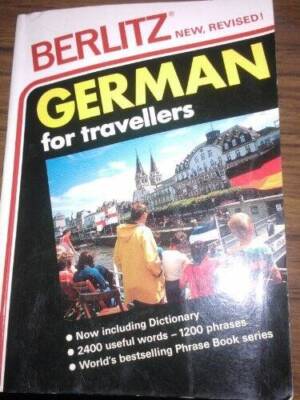 Berlitz German for Travellers - Paperback By Berlitz Travel Guide - GOOD