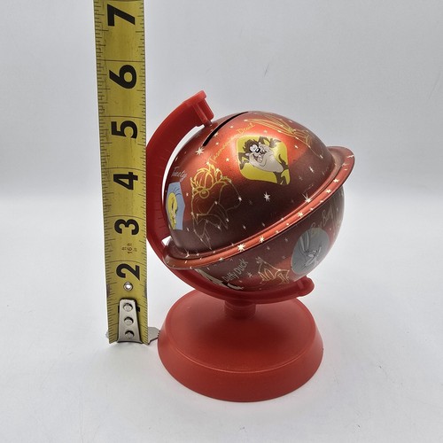 Vintage 1999 Looney Tunes Warner Bros. Globe Coin Bank 5,5 Zoll groß gebraucht - Bild 14 von 16