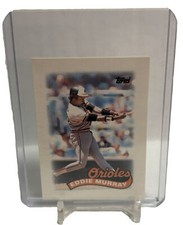 1989 Topps Glossy Mini League Leaders #44 Eddie Murray Baseball Orioles MINT