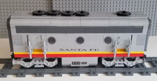 Custom Train Santa Fe F7 Engine A & B Units Red -PLEASE READ ITEM DESCRIPTION- - Picture 8 of 9