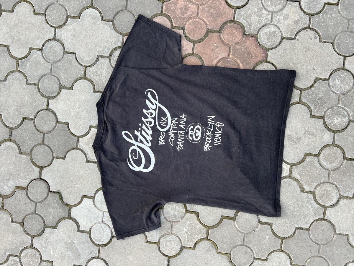 Stussy x DSM Shirt Medium World-Tour Black New-York Paris Stussy x DSM Shirt Medium World-Tour Black New-York Paris