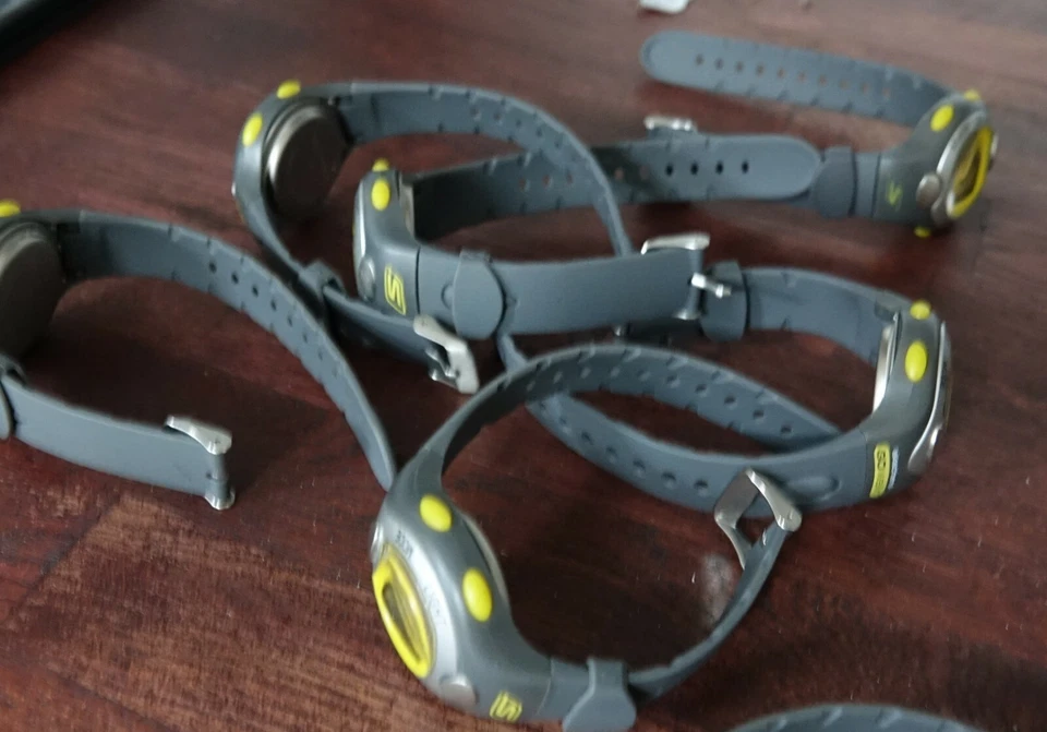 Monitor de ritmo cardíaco Skechers Go-Walk gris/plateado/amarillo reloj podómetro/cal.count Foto 4 de 4