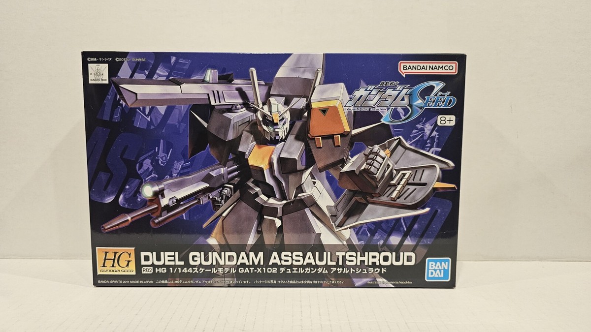 Bandai Duel Gundam Assault Shroud HG SEED 1/144 Scale Model