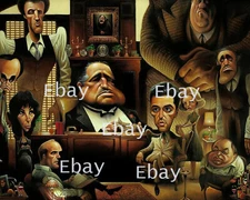 Godfather Art Print - 8 x 10 Photo Reprint By Artist David O'keefe