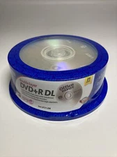 Office Depot Double Layer DVD+R DL Blank DVD Recordable Media (25 Pack)