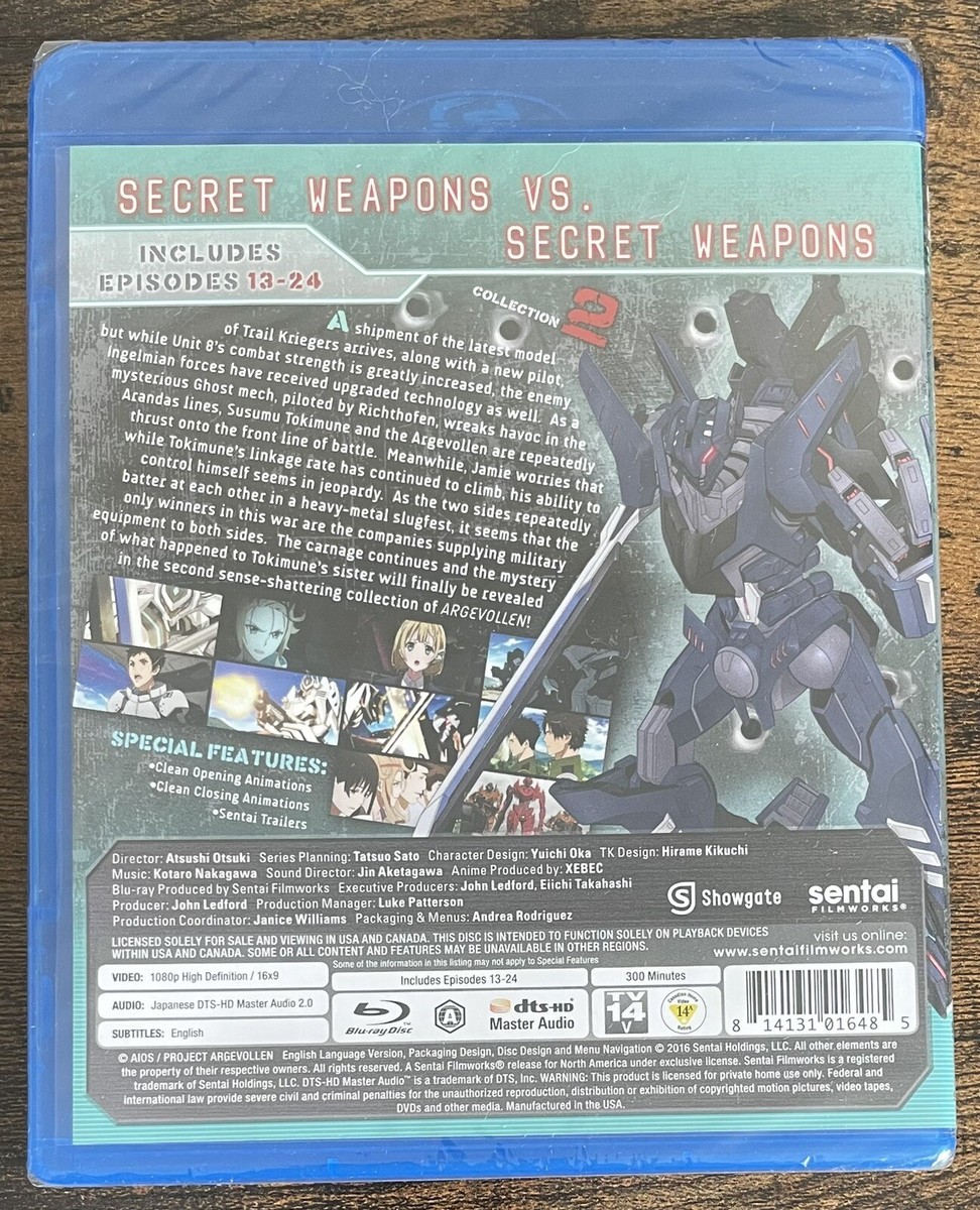 Anime ARGEVOLLEN Collection 2 (Blu Ray) Sentai Filmworks New