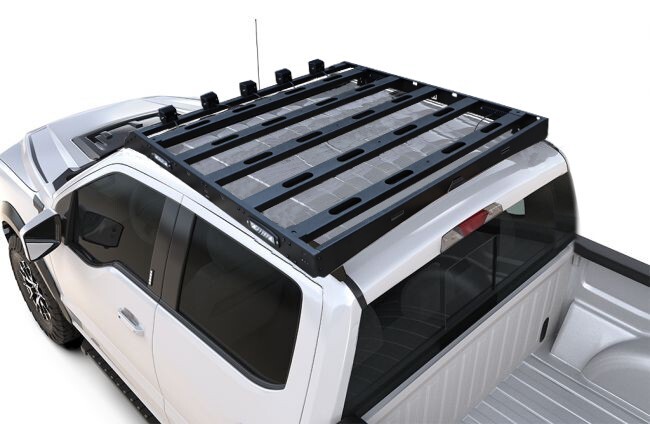 Vijay Black Steel Roof Rack Luggage Carrier W/LED Lights For 2009