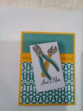 Set of 5 handmade note cards with envelopes