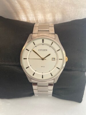 Citizen 9713-s098254 Wrist Watch Stainless Steel Size 9.0in Works