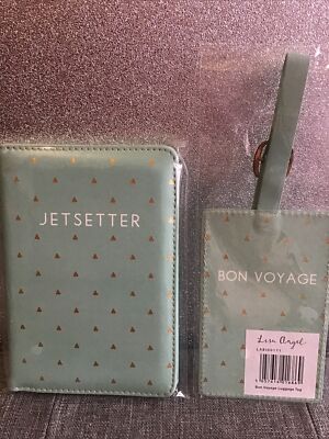 Brandneu Lisa Angel Bon Voyage Kofferanhänger Jetsetter Reisepasshülle Reiseset Urlaub