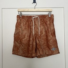 Pacsun Swim Shorts Mens Size Small Orange Flowers Trunks Board Beach Surf