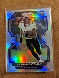 2021 NFL Prizm Rashod Bateman Silver Varation SP RC V-340 