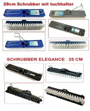 Schrubber, 25 , 28 cm Schrubber mit tuchhalter Grau / Blau / Schwarz Coronet  