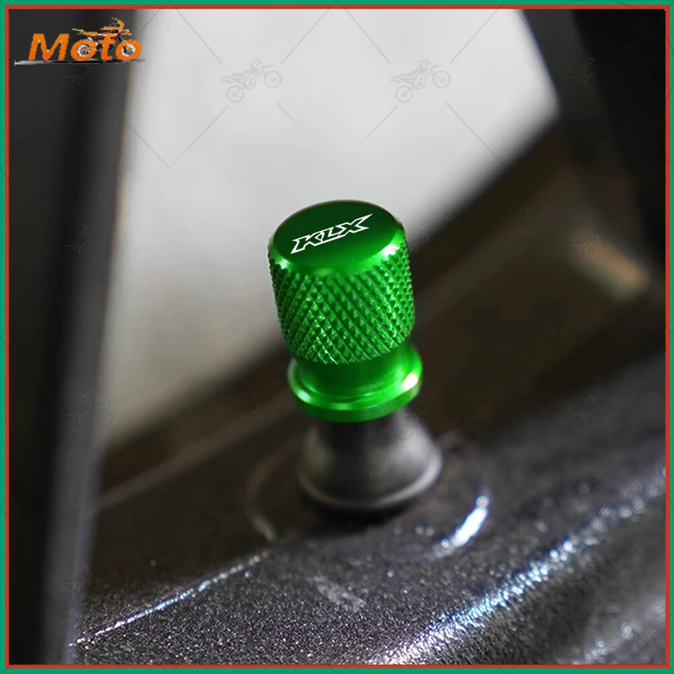 Motorcycle Wheel Tire Valve cap Cover for KAWASAKI KLX 125 150 230R 250 300SM - Image 3 of 3