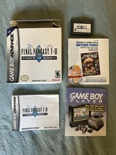 Final Fantasy I & II Dawn Of Souls (GBA 2004) Partially Complete Tested *desc*