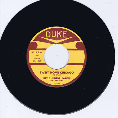 45Re LITTLE JUNIOR PARKER  ''Sweet Home Chicago/Sometimes'' Killer Blues Stroller 