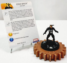 HEROCLIX Web of Spider-Man Set Common 010 Eddie Brock w/Card