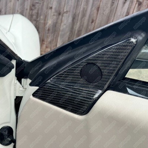 Cubierta de panel de altavoz de pilar A de fibra de carbono para Maserati GranTurismo GT 08-16 - Imagen 3 de 6