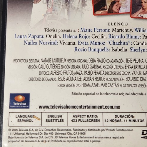 Cuidado Con El Angel 2009 Maite Perroni William Levy 3 Disc Set DVD 12 Hours - Imagen 8 de 12