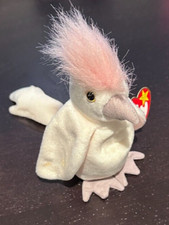 Ty Beanie Baby: Kuku the Cockatoo. DOB: 01-05-1997