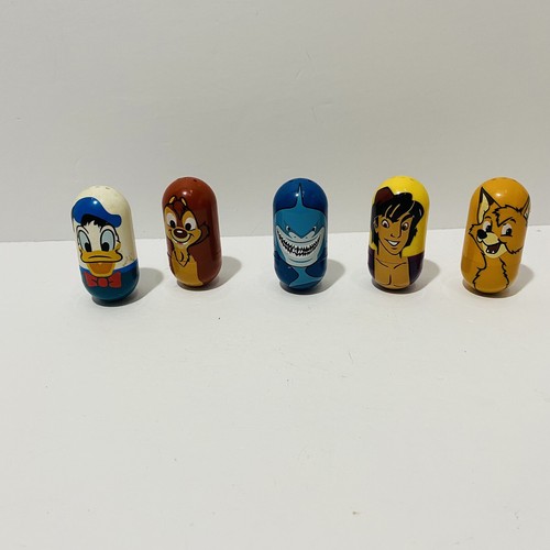 Lot Of Disney Mighty Beanz Wobble Toys Bruce Dale Donald Aladdin Tod Rare Ebay