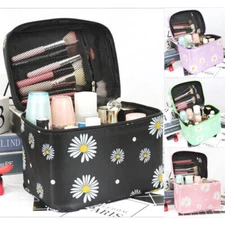 Professional Makeup Organizer Bag Large Cosmetic Case Storage Handle Travel Kit