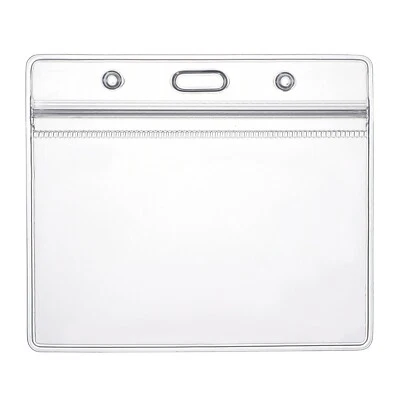 Ausweishülle staubdicht ZIP Kartenhalter 0,8mm stark Ausweis Karten Schutzhülle