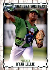 2019 Daytona Tortugas Choice 12 Ryan Lillie Murrieta California CA Baseball Card