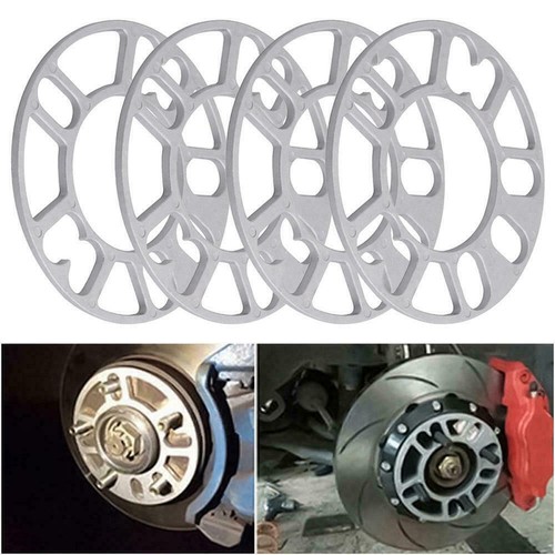4 pcs 5MM Alloy Wheel Spacers Shims Spacer Universal 4/5 Stud For 5x114.3 5x120 - Picture 4 of 8