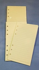 For Filofax Ruled Planner Diary Refill Schedule Organizer 160 Sheets Note
