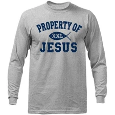 Property of Jesus Christian Religious God Bible Church Jesus Christ Long Sleeve