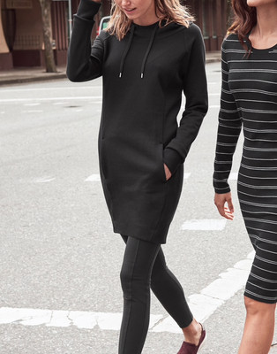 athleta hoodie dress