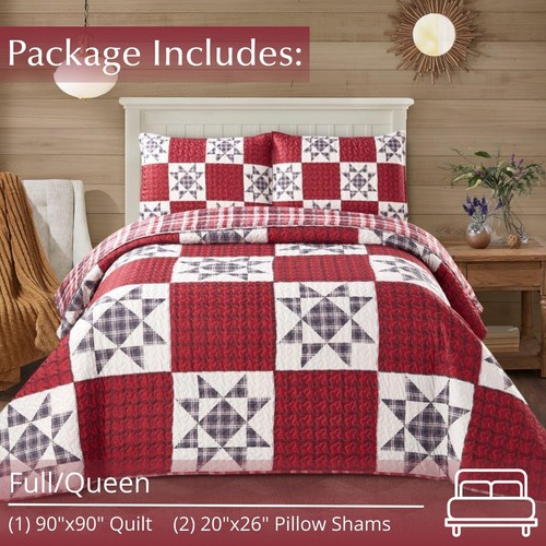 Virah Bella - Hillcrest - Lightweight Reversible Quilt Set - Picture 8 of 8