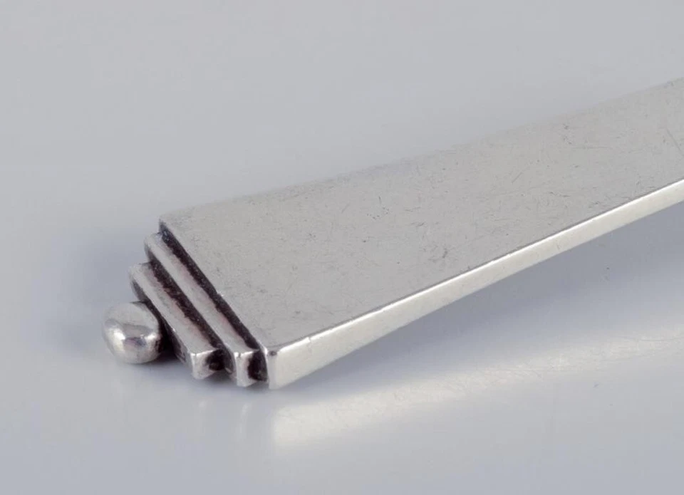Georg Jensen Pyramid. Compote spoon in sterling silver. Dated 1939. - Image 3 of 4